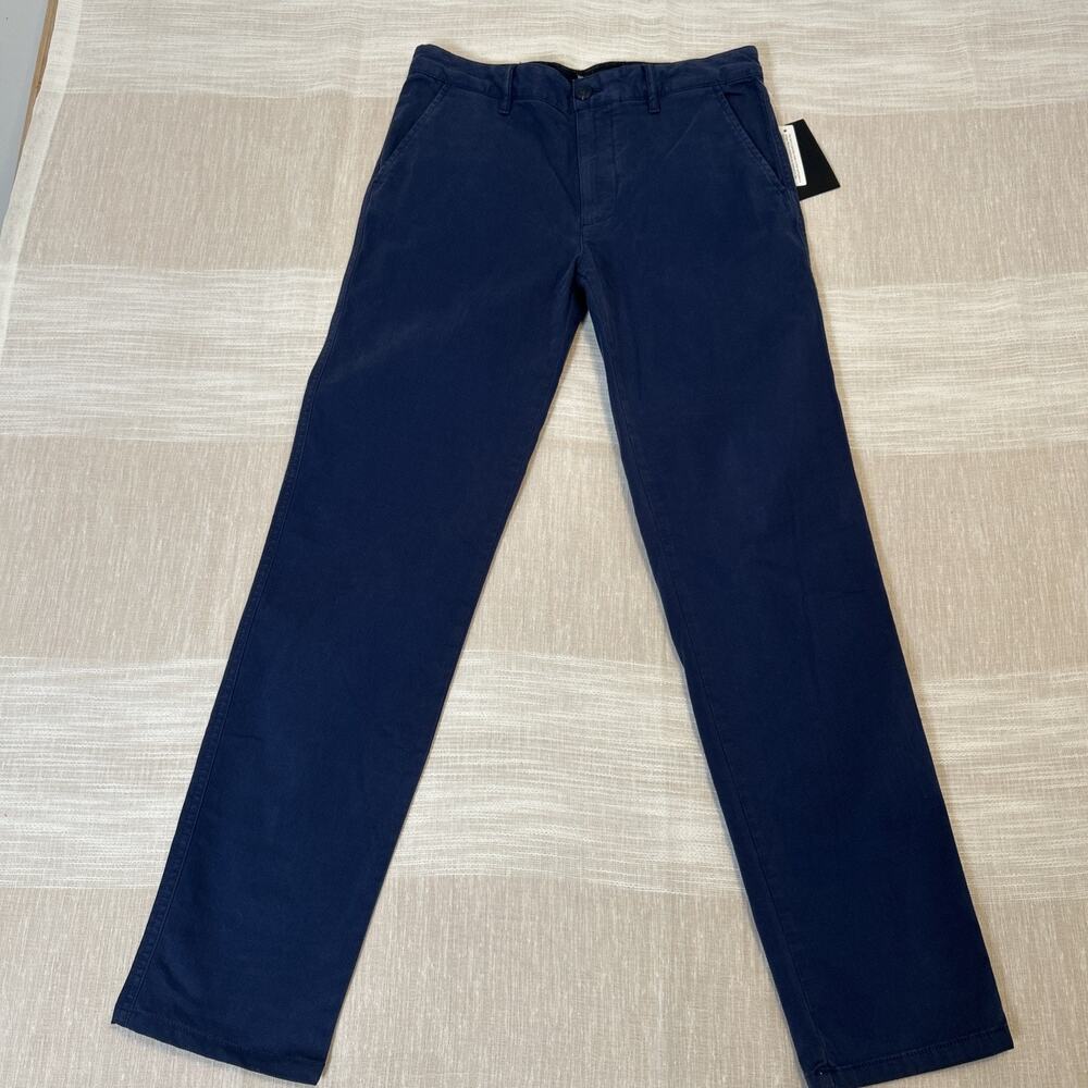 NWT Boys Nordstrom Sz 18 Navy Pants Adjustable waist NEW Flat Front Chino